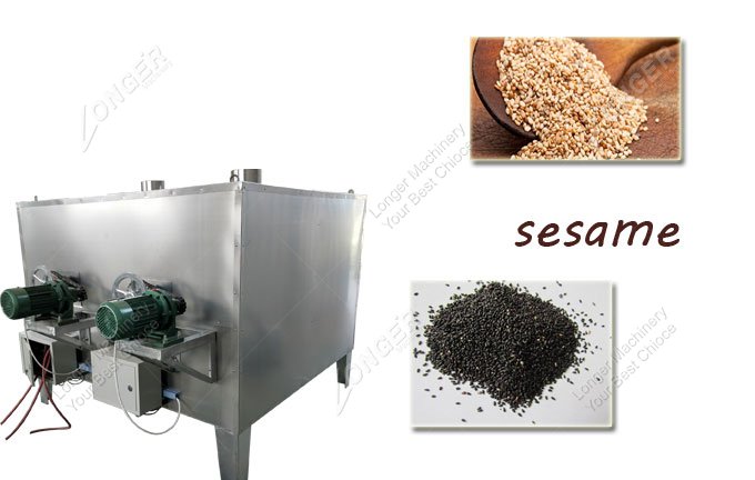 Automatic Sesame Seed Roasting Machine Gas Heating