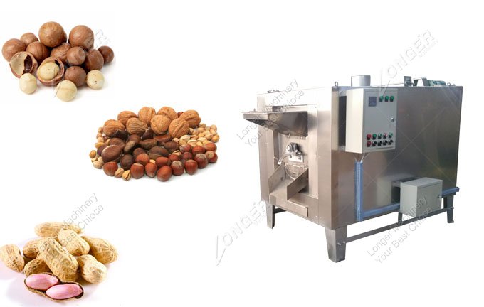 Commercial Almond Nut Roasting Machine 