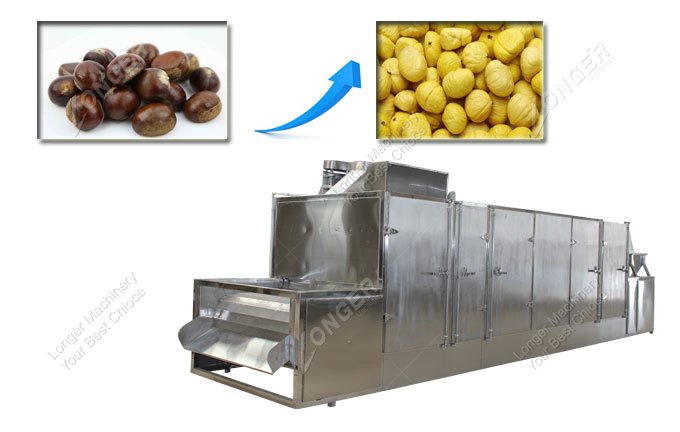 Automatic Gas Chestnut Roasting Machine for Sale
