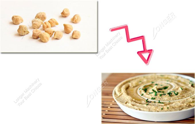 how is hummus made in factories