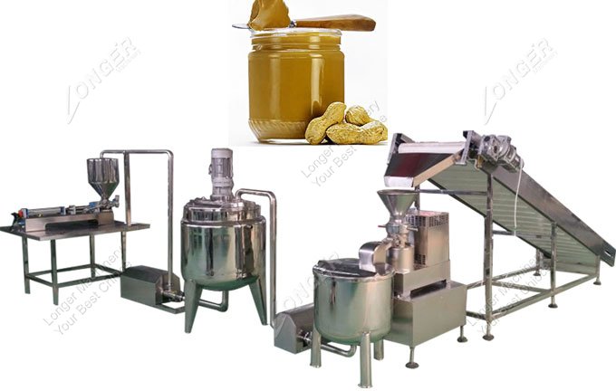 Automatic Industrial Peanut Butter Production Line Small Scale